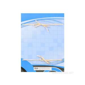 Dosar cu panglică albastră, 31x22cm, marca Spirit, cu panglici legate, pentru organizarea documentelor - Consumabile pentru capsator