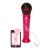 Ružičasti mikrofon igračka Singing Star s priključkom za MP3 player