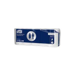 Tork 110792 Soft Conventional Toilet Roll 3 Ply, 10er Pack, weißes Toilettenpapier - Tork