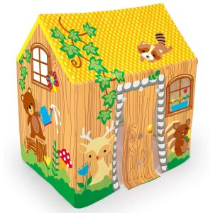 Játszóhaus Spielzelt für Kinder, 102 x 76 x 114 cm, mit Tiermotiv - Rutschen, Spielzelte & Tunnel, Spielhäuser, Nestschaukeln, Trambuline und Rutschen & Schaukeln