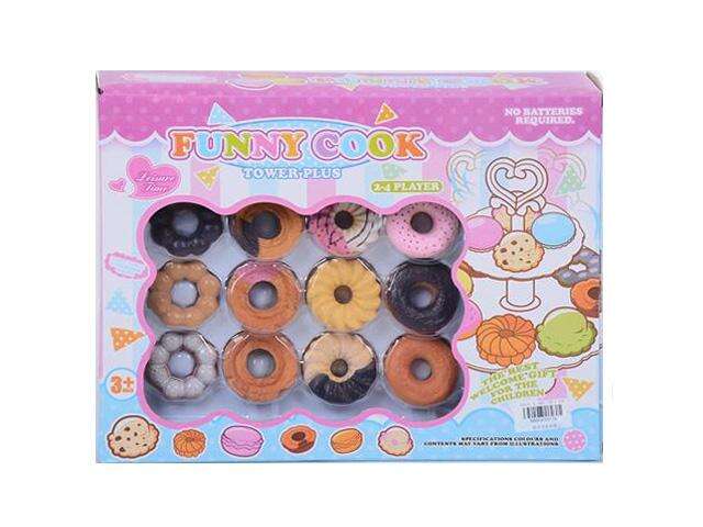 Funny Cook Játék Fánkok - 16 db