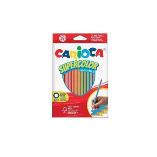 Carioca SuperColor 36 darabos háromszög alakú színesceruza készlet