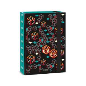 Ars Una: Geek türkiz-fekete füzetbox A/4 85110838 