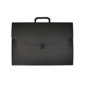 Spirit A3 Dosar Expandabil Negru cu Mânere - Huse de protecţie acte