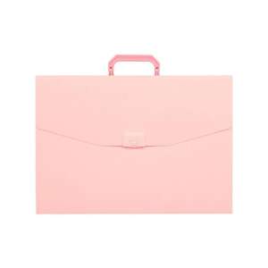 Dosar Classic A3 cu mâner, roz pastel, marca Spirit - Huse de protecţie acte