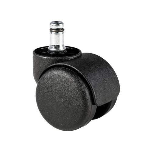 Antares d.50/p.11 Standard Bürostuhlrolle, schwarz, 50 mm Durchmesser, 11 mm Stiel