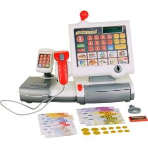 Elektromos Pénztárgép szkennerrel, kiegészítőkkel - Klein toys 85631640 Boltos játék, bevásárlás