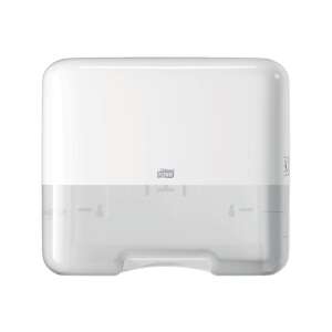 Tork fehér papírtörlő adagoló, hajtogatott papírtörlőkhöz, közepes méretű - Tork