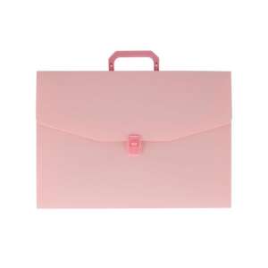 Spirit: Folder de documente clasic, culoare coral, cu mâner, A4 84897036 - Huse de protecţie acte