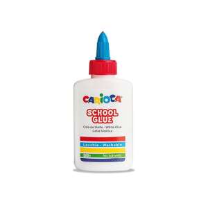 Carioca Schulkleber, 500g, Weißer Kleber, Waschbar, Lösemittelfrei - Flüssige Klebstoffe