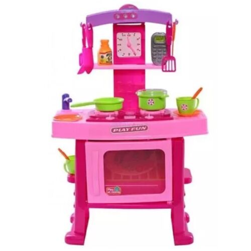 Játékkonyha hanggal és fénnyel - 63 cm, rózsaszín 145827199