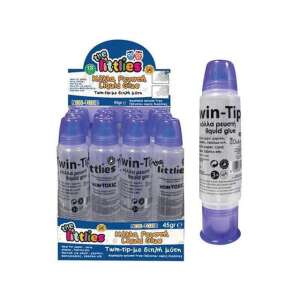 The Littlies Twin-Tip Flüssigkleber, 45g, ungiftig, waschbar, lösemittelfrei, ideal für Papier, Karton, Stoff usw. - Flüssige Klebstoffe