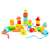 Hape String-Along Shapes wooden toy, colorful blocks with holes for stringing, great for fine motor skills and creativity