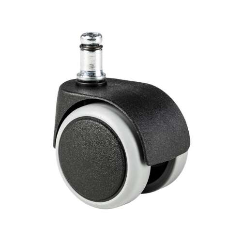 Roată de birou Antares d.50/p.11 cu cauciuc, diametru roată 50 mm, diametru ax 11 mm