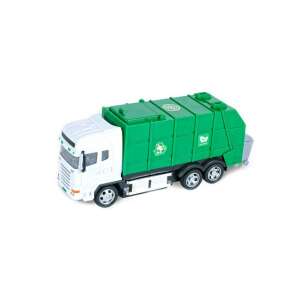 Samochód do śmieci zdalnie sterowany, zielony i biały, 4x4, zabawka RC, zabawka ciężarówka, zabawka dla dzieci - Pojazd zdalnie sterowany