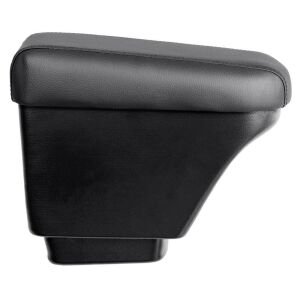 Fiat Evo 2009- Fekete Bőr Autós Kartámasz Tárolóval - Autós könyöklő