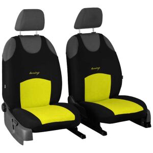 Univerzális sárga és fekete autóüléshuzatok - Trikó anyag - Nonbrand Autó üléshuzat