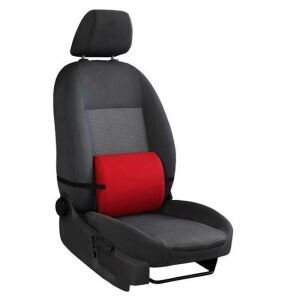 Piros memóriahabos deréktámasz párna autósüléshez, ergonómikus hátfájás csillapító - Háttámla- és ülőfelületvédő