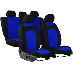 Caro Univerzális Kék Autó Üléshuzat Szett - 5 részes - Nonbrand Autó üléshuzat