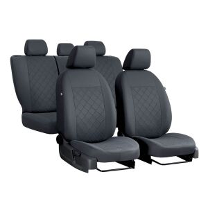 Draft Line Univerzális Autó Üléshuzat - Szürke, teljes szett első és hátsó ülésekhez - Autó üléshuzat