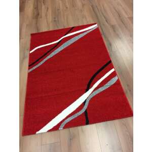 Barcelona E741 piros szőnyeg, 80x150 cm, modern mintával - Lakberendezés