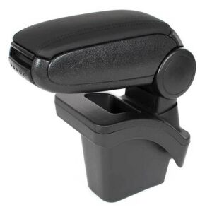 Renault Megane 2 fekete műbőr könyöklő tároló rekesszel - Autós könyöklő