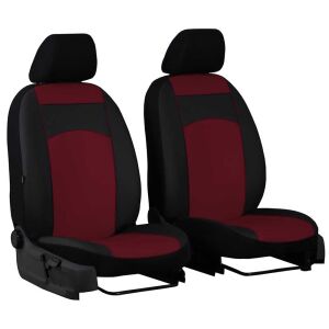 Univerzális bordó öko-bőr üléshuzat kisteherautókhoz és kisbuszokhoz - Nonbrand Autó üléshuzat