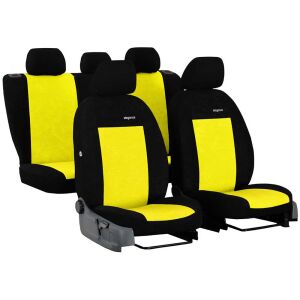 Elegance Univerzális Autó Üléshuzat, 5 darabos szett, Sárga és Fekete - Nonbrand Autó üléshuzat