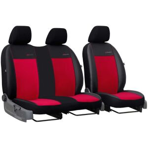 Exclusive Alkantara Piros 3 Személyes Autó Üléshuzat, Első Ülésvédők - Nonbrand Autó üléshuzat