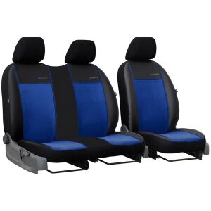 Exclusive Alkantara Kék 3 Személyes Furgon Üléshuzat Szett - Nonbrand Autó üléshuzat