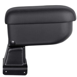 VW Bora fekete bőr autó kartámasz - Autós könyöklő