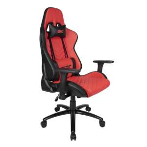 Konix UFC Elite gaming chair in black and red, side view - Gaming Chair