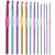 12 piece aluminum crochet hook set, sizes 2.0mm to 8.0mm, perfect for beginners and professionals