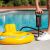 Intex Double Quick I hand pump inflating inflatable baby pool float