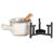 Set fondue Excellent Houseware, portelan, 17.6x11.9x7.5 cm, alb/negru 60891573