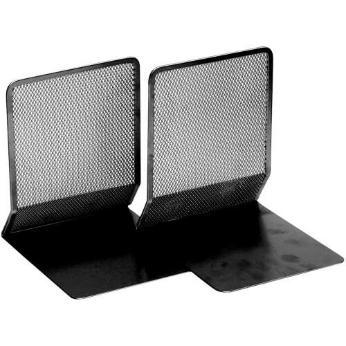 Fekete fémhálós könyvtámasz, 2 db-os szett