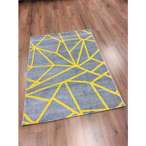 Barcelona E738 Sárga Geometriai Szőnyeg - 160x230 cm