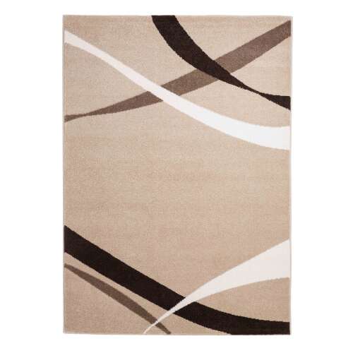 Barcelona Bézs Hullámos Szőnyeg - 60x110 cm