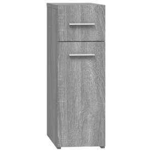 vidaXL Assembled Wooden Bathroom Cabinet, Grey Sonoma, 20x45.5x60 cm - Dresser