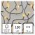 EMOS 12m LED Christmas string lights with timer, warm white