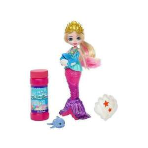 Bábika Enchantimals Atlantia morská panna so Sprayom delfínom, fúkačom bublín a doplnkami - Mattel