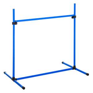 Egyetlen PawHut állítható kutya agility ugrás, kék - PawHut