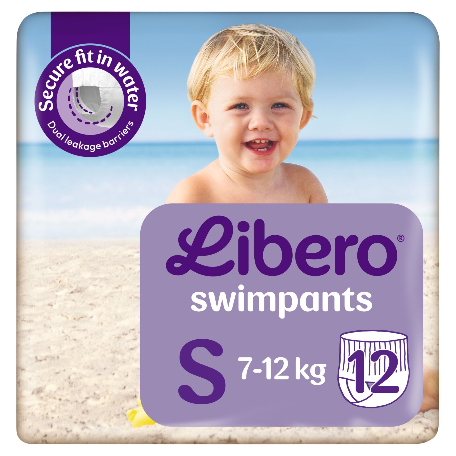 E-shop Libero Plavecké nohavičky Plavecké plienky 7-12kg S Mini 12ks