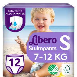 Libero Swimpants Úszópelenka 7-12kg S Mini 12db 60993685 Pelenkázás
