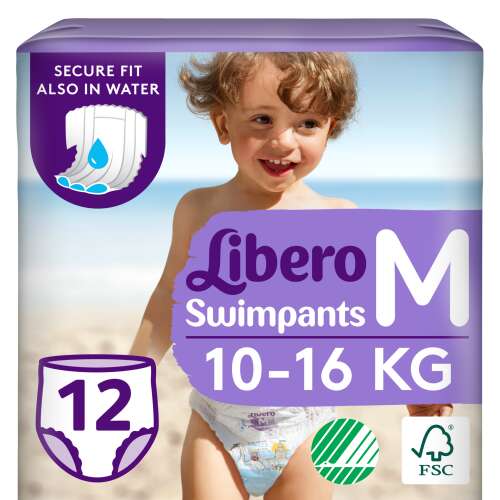 Libero Swimpants Scutece de înot 10-16kg M Midi 12pcs