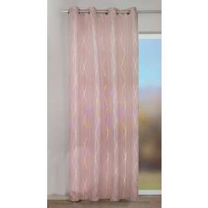 Cannes Dimout rose-gold blackout curtain with eyelets, 135 x 245 cm - Curtain