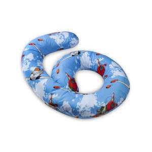Aviator Mommy pregnancy pillow cover, blue with airplane pattern - Babies & Toddler