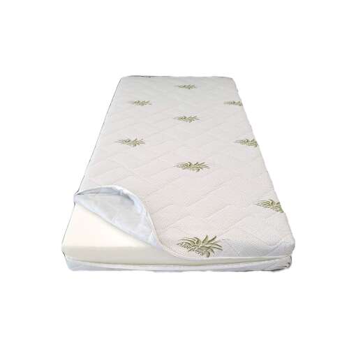 Somnart Aloe Vera Mattress Protector, 120x200x25 cm, quilted, washable, removable, with 4-sided zipper