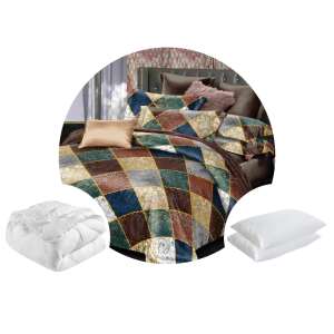 Package: 1 x BS008 printed microfiber bedding set + 1 x 200x220 cm duvet + 2 x 50x70 cm pillows