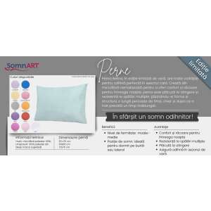 Somnart Belina Pillow 70x70, Microfiber, Machine Washable, Surf Spray 61001899 - Pillow